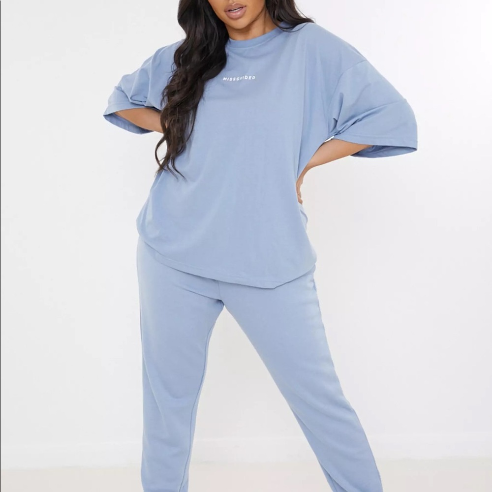 Missguided T-shirt & Joggers SET / size 12 / NWT